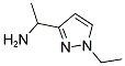 1-(1-ETHYL-1 H-PYRAZOL-3-YL)-ETHYLAMINE 结构式