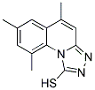 5,7,9-TRIMETHYL-[1,2,4]TRIAZOLO[4,3-A]QUINOLINE-1-THIOL 结构式