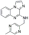 N-[(5-METHYLPYRAZIN-2-YL)METHYL]IMIDAZO[1,2-A]QUINOXALIN-4-AMINE 结构式