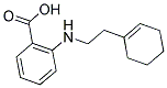 2-(2-CYCLOHEX-1-ENYL-ETHYLAMINO)-BENZOIC ACID 结构式