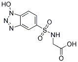 [[(1-HYDROXY-1H-1,2,3-BENZOTRIAZOL-5-YL)SULFONYL]AMINO]ACETIC ACID 结构式