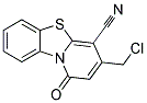 3-(CHLOROMETHYL)-1-OXO-1H-PYRIDO[2,1-B][1,3]BENZOTHIAZOLE-4-CARBONITRILE 结构式