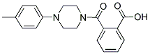 2-([4-(4-METHYLPHENYL)PIPERAZIN-1-YL]CARBONYL)BENZOIC ACID 结构式