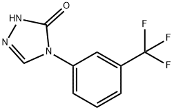 4-[3-(TRIFLUOROMETHYL)PHENYL]-2,4-DIHYDRO-3H-1,2,4-TRIAZOL-3-ONE 结构式