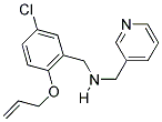 1-[2-(ALLYLOXY)-5-CHLOROPHENYL]-N-(PYRIDIN-3-YLMETHYL)METHANAMINE 结构式