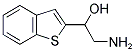 2-氨基-1-苯并[B]噻吩-2-基-乙醇 结构式