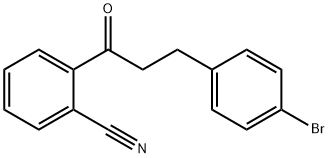 3-(4-BROMOPHENYL)-2'-CYANOPROPIOPHENONE 结构式