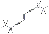 1,6-BIS-(TERT-BUTYLDIMETHYLSILYL)-3-HEXEN-1,5-DIYNE 结构式
