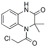 4-(CHLOROACETYL)-3,3-DIMETHYL-3,4-DIHYDROQUINOXALIN-2(1H)-ONE 结构式