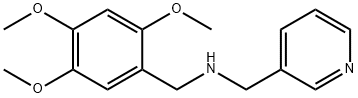 1-PYRIDIN-3-YL-N-(2,4,5-TRIMETHOXYBENZYL)METHANAMINE 结构式