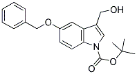 5-BENZYLOXY-3-(HYDROXYMETHYL)INDOLE, N-BOC PROTECTED 结构式