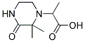 2-(2,2-DIMETHYL-3-OXO-PIPERAZIN-1-YL)-PROPIONIC ACID 结构式