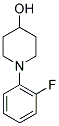 1-(2-FLUOROPHENYL)-4-PIPERIDINOL 结构式