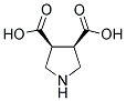CIS-3,4-PYRROLIDINEDICARBOXYLIC ACID 结构式