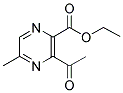 3-Acetyl-5-methyl-pyrazine-2-carboxylic acid ethyl ester 结构式