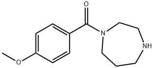 1-(4-METHOXYBENZOYL)-1,4-DIAZEPANE 结构式