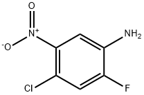 4-氯-2-氟-5-硝基苯胺 结构式