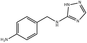 (4-AMINO-BENZYL)-(2 H-[1,2,4]TRIAZOL-3-YL)-AMINE 结构式