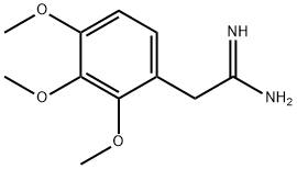 2-(2,3,4-TRIMETHOXY-PHENYL)-ACETAMIDINE 结构式