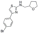 [4-(4-BROMO-PHENYL)-THIAZOL-2-YL]-(TETRAHYDRO-FURAN-2-YLMETHYL)-AMINE 结构式