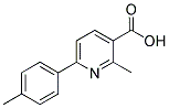 2-METHYL-6-P-TOLYLPYRIDINE-3-CARBOXYLIC ACID 结构式