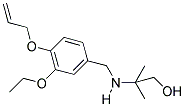 2-([4-(ALLYLOXY)-3-ETHOXYBENZYL]AMINO)-2-METHYLPROPAN-1-OL 结构式