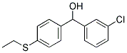 3-CHLORO-4'-(ETHYLTHIO)BENZHYDROL 结构式