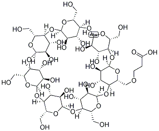 CARBOXYETHYL BETA-CYCLODEXTRIN 结构式