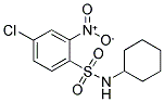 ((4-CHLORO-2-NITROPHENYL)SULFONYL)CYCLOHEXYLAMINE 结构式