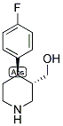 (3S, 4R)-(-)-4-(4'-FLUOROPHENYL)-3-HYDROXYMETHYLPIPERIDINE 结构式