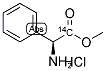 PHENYLGLYCINE METHYL ESTER HYDROCHLORIDE, L-, [1-14C] 结构式