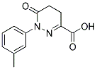 1-(3-METHYLPHENYL)-6-OXO-1,4,5,6-TETRAHYDROPYRIDAZINE-3-CARBOXYLIC ACID 结构式