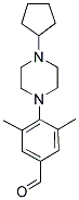 4-(4-CYCLOPENTYLPIPERAZIN-1-YL)-3,5-DIMETHYLBENZALDEHYDE 结构式