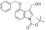 4-BENZYLOXY-3-HYDROXYMETHYLINDOLE-1-CARBOXYLIC ACID TERT-BUTYL ESTER 结构式