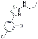 [4-(2,4-DICHLORO-PHENYL)-THIAZOL-2-YL]-PROPYL-AMINE 结构式