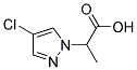 2-(4-CHLORO-PYRAZOL-1-YL)-PROPIONIC ACID 结构式