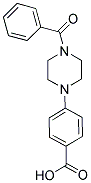 4-(4-BENZOYLPIPERAZIN-1-YL)BENZOIC ACID 结构式