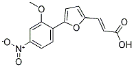 3-[5-(2-METHOXY-4-NITRO-PHENYL)-FURAN-2-YL]-ACRYLIC ACID 结构式