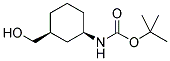 TERT-BUTYL CIS-(3-HYDROXYMETHYL)CYCLOHEXYLCARBAMATE 结构式