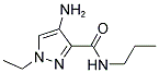 4-氨基-1-乙基-N-丙基-1H-吡唑-3-甲酰胺 结构式