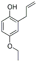 2-ALLYL-4-ETHOXYPHENOL 结构式