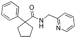 (PHENYLCYCLOPENTYL)-N-(2-PYRIDYLMETHYL)FORMAMIDE 结构式