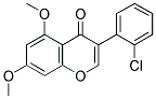 2'-CHLORO-5,7-DIMETHOXYISOFLAVONE 结构式
