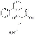 5-AMINO-2-([1,1'-BIPHENYL]-2-YLCARBONYL)PENTANOIC ACID 结构式
