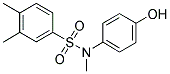 N-(4-HYDROXY-PHENYL)-3,4,N-TRIMETHYL-BENZENESULFONAMIDE 结构式