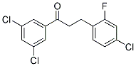 3-(4-CHLORO-2-FLUOROPHENYL)-3',5'-DICHLOROPROPIOPHENONE 结构式