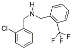 1-(2-CHLOROPHENYL)-N-(2-(TRIFLUOROMETHYL)BENZYL)METHANAMINE 结构式