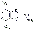 2-HYDRAZINO-4,7-DIMETHOXY-1,3-BENZOTHIAZOLE 结构式