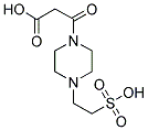 3-OXO-3-[4-(2-SULFO-ETHYL)-PIPERAZIN-1-YL]-PROPIONIC ACID 结构式