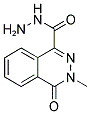 3-METHYL-4-OXO-3,4-DIHYDRO-PHTHALAZINE-1-CARBOXYLIC ACID HYDRAZIDE 结构式